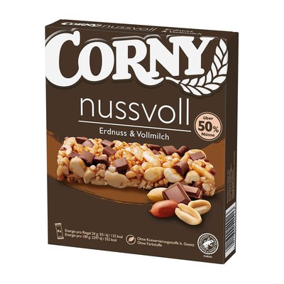 Bild von Corny Nussvoll Riegel Erdnuss&Vollmilch