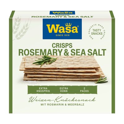 Bild von Wasa Tasty Snacks Rosmarin & Meersalz Crisps