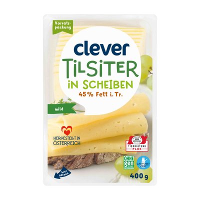 Bild von Clever Tilsiter in Scheiben
