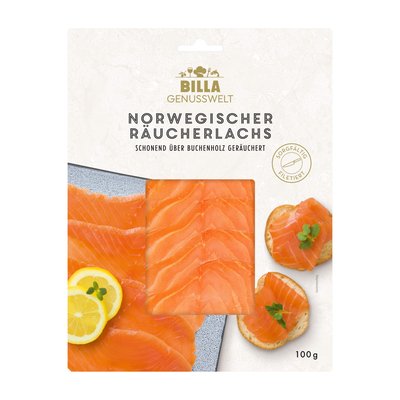 Bild von BILLA Genusswelt Norwegischer Räucherlachs