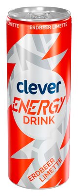 Bild von Clever Energydrink Erdbeere Limette