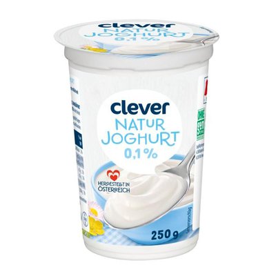 Bild von Clever Joghurt Natur 0.1%