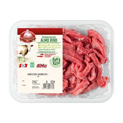 Bild von Hofstädter Fair zum Tier Rindfleisch geschnetzelt