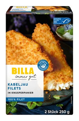 Bild von BILLA Kabeljaufilets in Knusperpanade