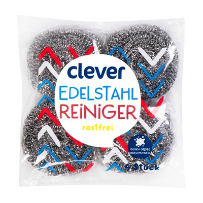 Bild von Clever Edelstahl Topfreiniger
