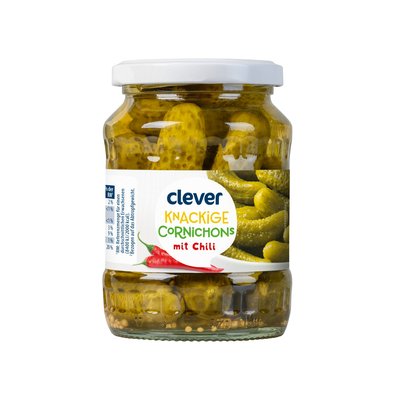 Bild von Clever Cornichons mit Chili