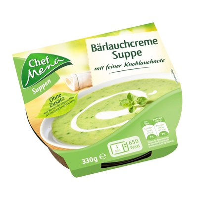 Bild von Chef Menü Bärlauchcremesuppe