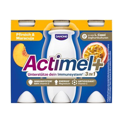 Bild von Danone Actimel Plus Pfirsich Maracuja