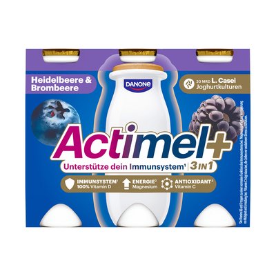 Bild von Danone Actimel Plus Heidelbeere/Brombeere