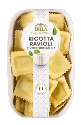 Bild von BILLA Genusswelt  Ravioli Ricotta Spinat