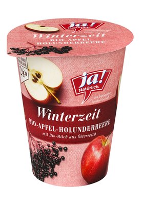 Bild von Ja! Natürlich Bio-Joghurt Apfel-Holler