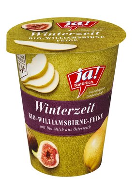 Bild von Ja! Natürlich Bio-Joghurt Williamsbirne-Feige