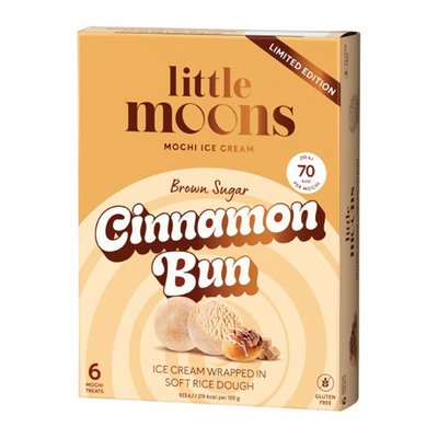 Bild von Little Moons Mochi Eis Cinnamon Bun