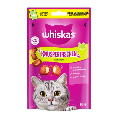 Bild von Whiskas Knuspertaschen mit Truthahn