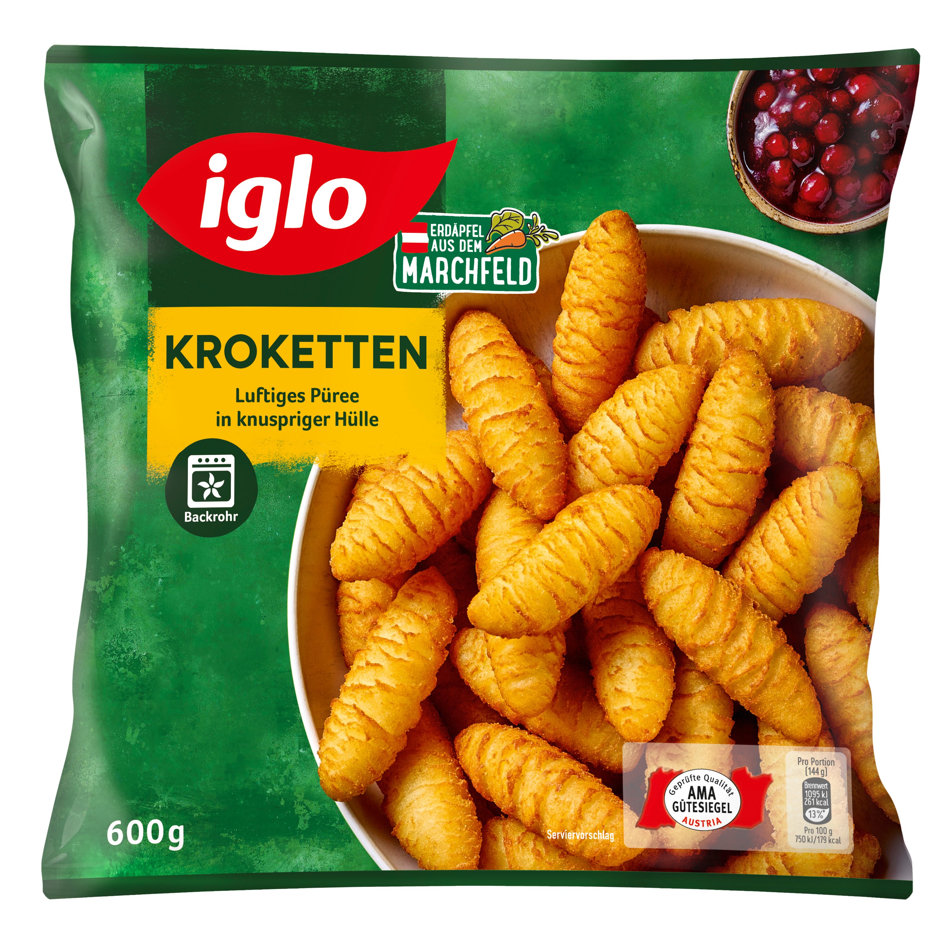 Iglo Backrohr Kroketten