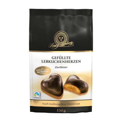 Bild von Henry lambertz gefüllte Lebkuchen Herzen Zartbitter