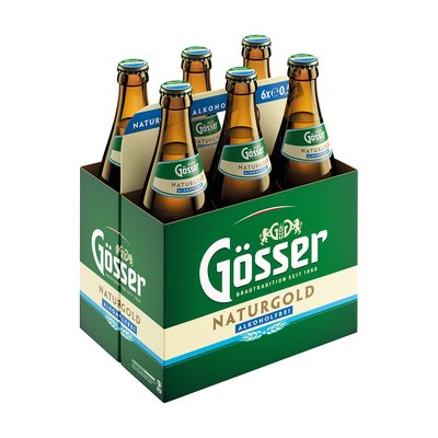 Bild von Gösser Naturgold Alkoholfrei 6x0,5l