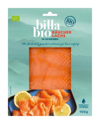 Bild von BILLA BIO RÄUCHERLACHS 100G EH=5