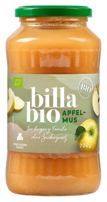Bild von BILLA Bio Apfelmus ohne Zucker