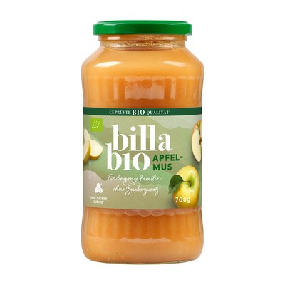 Bild von BILLA Bio Apfelmus ohne Zucker