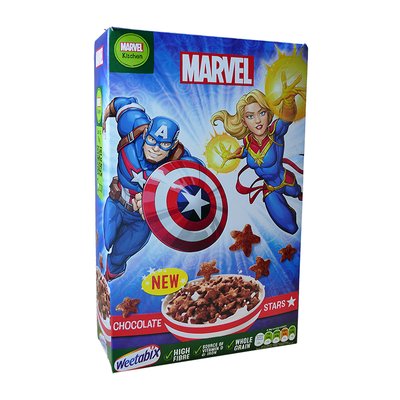 Bild von Weetabix Schokoladen Sterne Marvel