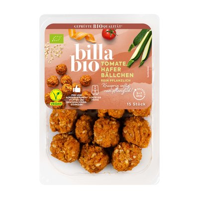 Bild von BILLA Bio Tomate Hafer Bällchen