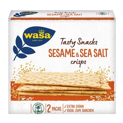 Image of Wasa Tasty Snacks Sesam & Meersalz Crisps