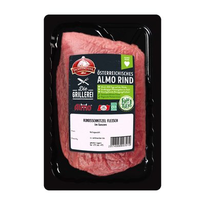 Bild von Hofstädter Fair zum Tier Rindsschnitzel Fleisch im Ganzen