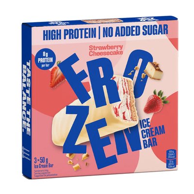Bild von Frozen Power Strawberry Protein Riegel