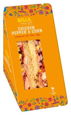 Bild von BILLA Sandwich Chicken Pepper & Corn