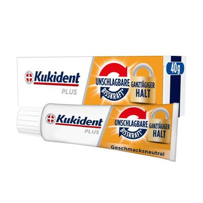 Bild von Kukident Plus Haftcreme Bisskraft