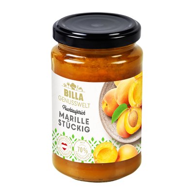 Bild von BILLA Genusswelt Marille Fruchtaufstrich Stückig