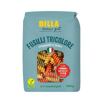 Bild von BILLA Fusilli Tricolore Bronze