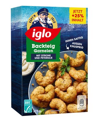 Bild von Iglo Backteig Garnelen