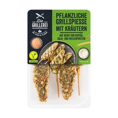 Bild von Die Grillerei pflanzliche Grillspieße