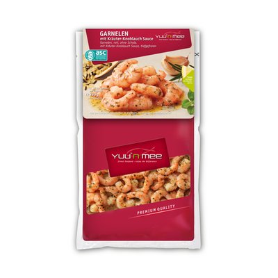 Bild von Yuu'n Mee Garnelen mit Kräuter-Knoblauch Sauce