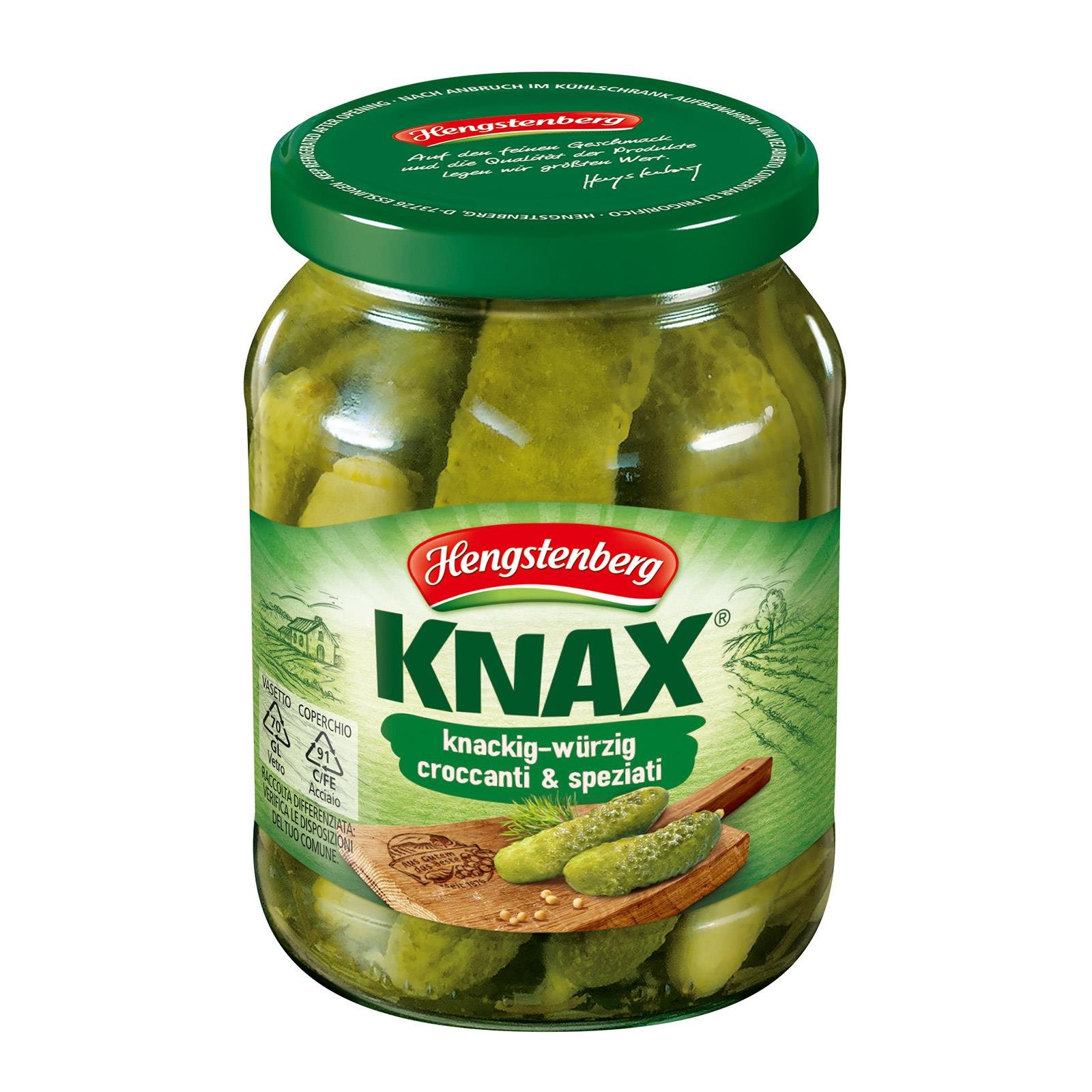 Hengstenberg Knax Gewürzgurken | BILLA Online Shop