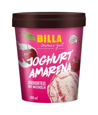 Bild von BILLA Joghurt Amarena Eis