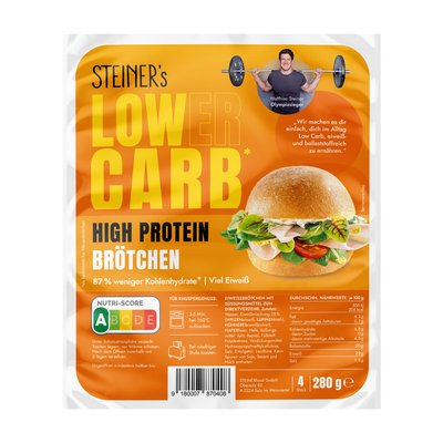 Bild von Steiner's Brötchen Lower Carb High Protein