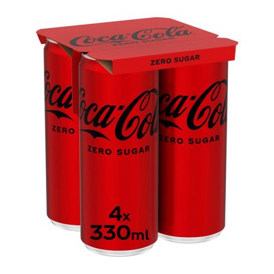Bild von Coca Cola Zero 4-Pack