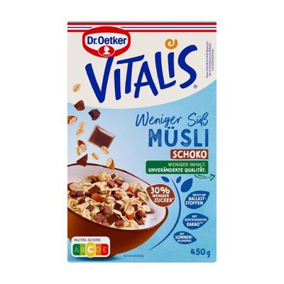 Bild von Dr. Oetker Vitalis Weniger süß Schoko Müsli