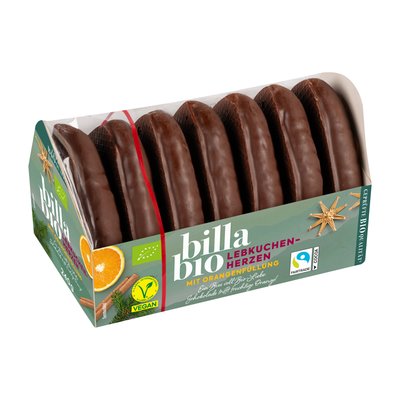 Bild von Billa Bio Lebkuchen Herzen Vegan