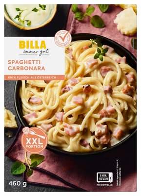 Bild von BILLA Spaghetti Carbonara Xxl