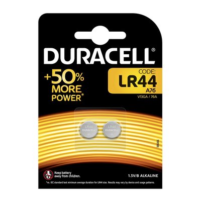 Bild von Duracell LR44 Alkaline-Knopfzellenbatterien
