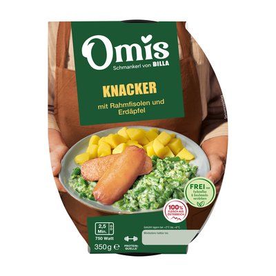 Bild von Omis Schmankerl Knacker mit Rahmfisolen