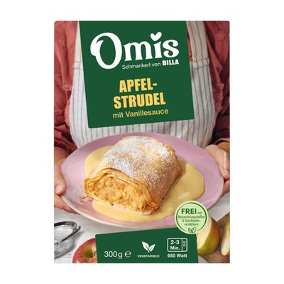Bild von Omis Schmankerl Apfelstrudel mit Vanillesauce