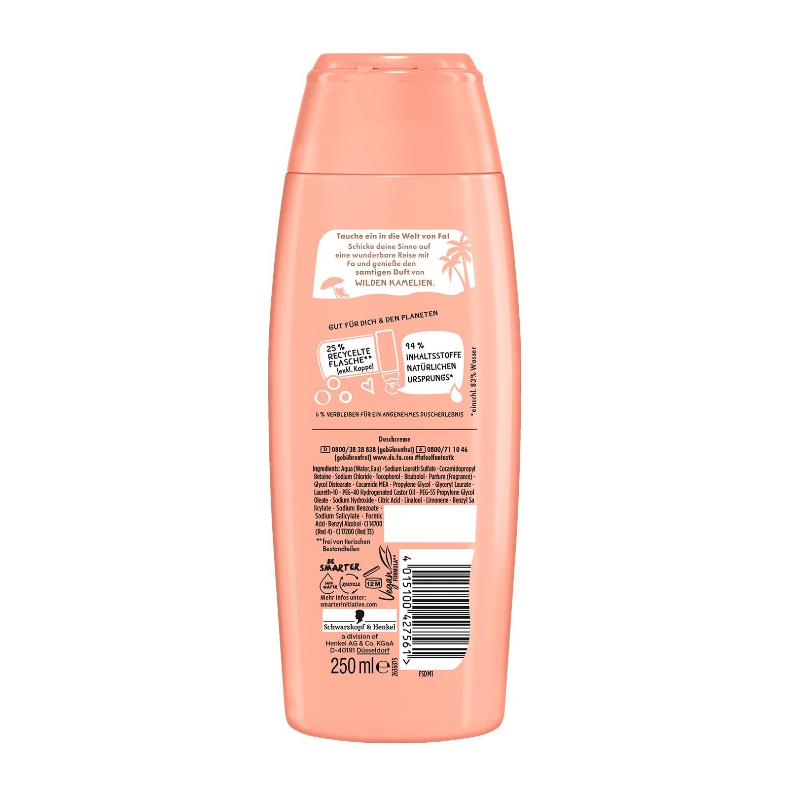 Fa Divine Moments Duschcreme & Deospray Set – Samtiger Kamelien-Duft Ohne Aluminium