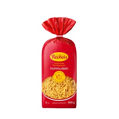 Bild von Recheis Goldmarke Hohlnudeln