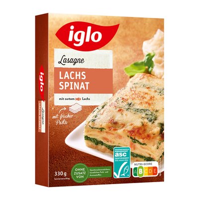 Bild von Iglo Lachs-Spinat-Lasagne
