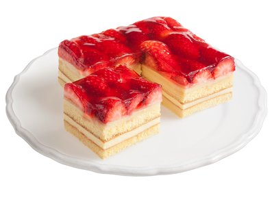 Bild von Erdbeer Vanillecreme Torte